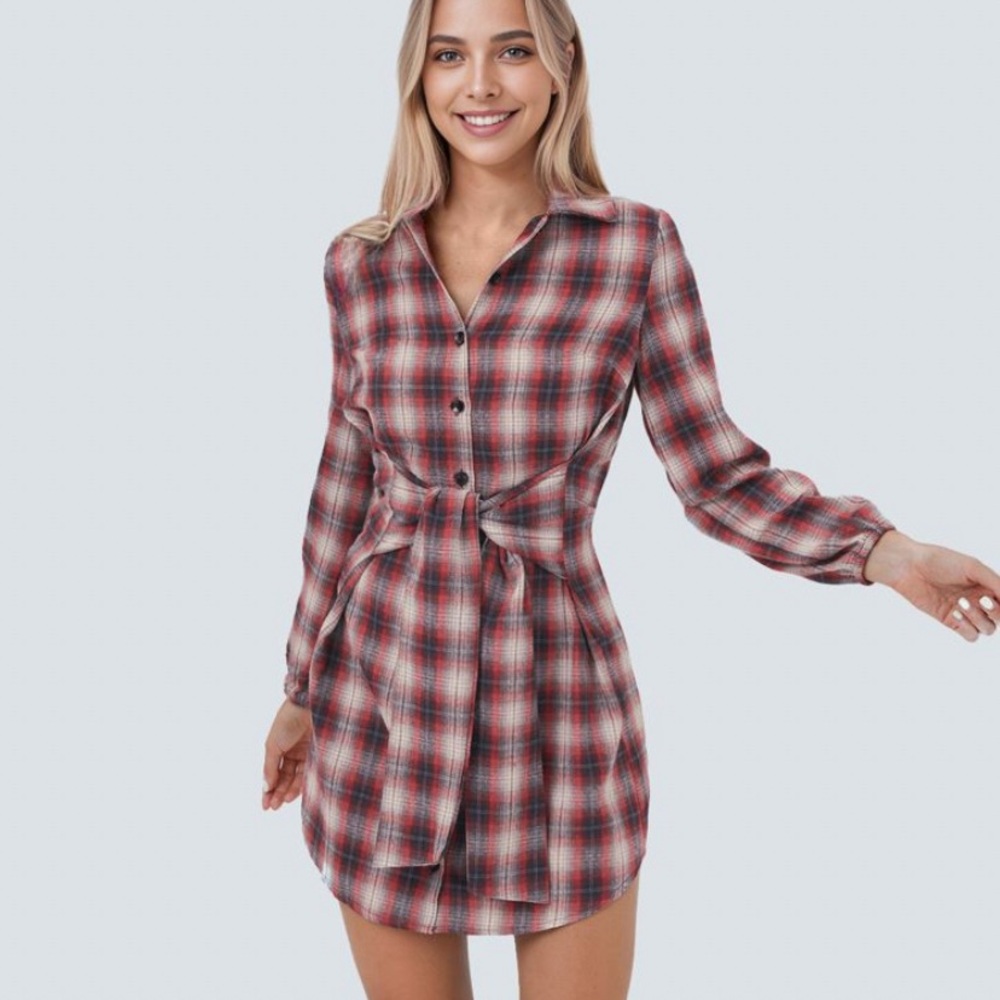 Halara Plaid Dress